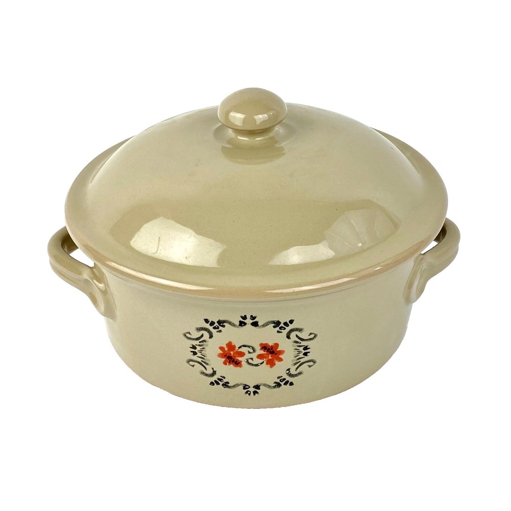 NEW Vita Casalinga Dutch Oven Casserole Pot Large Stew Pot Dish Stoneware 9.5" - Picture 3 of 9